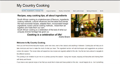 Desktop Screenshot of mycountrycooking.org